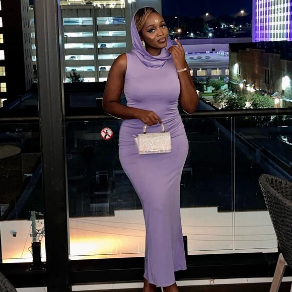 Hood Purple Dress - Picture 1 of 1